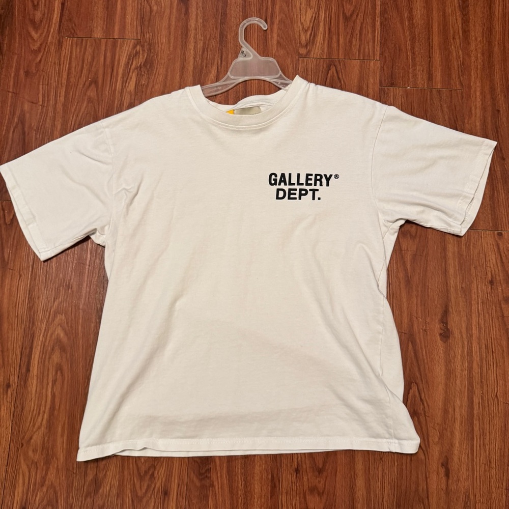 Gallery Dept White Short Sleeve Tee